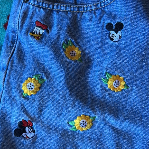 Vintage Mickey Mouse Jean denim Shorts - Picture 6 of 10